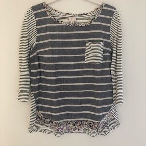 Anthropologie crew neck top